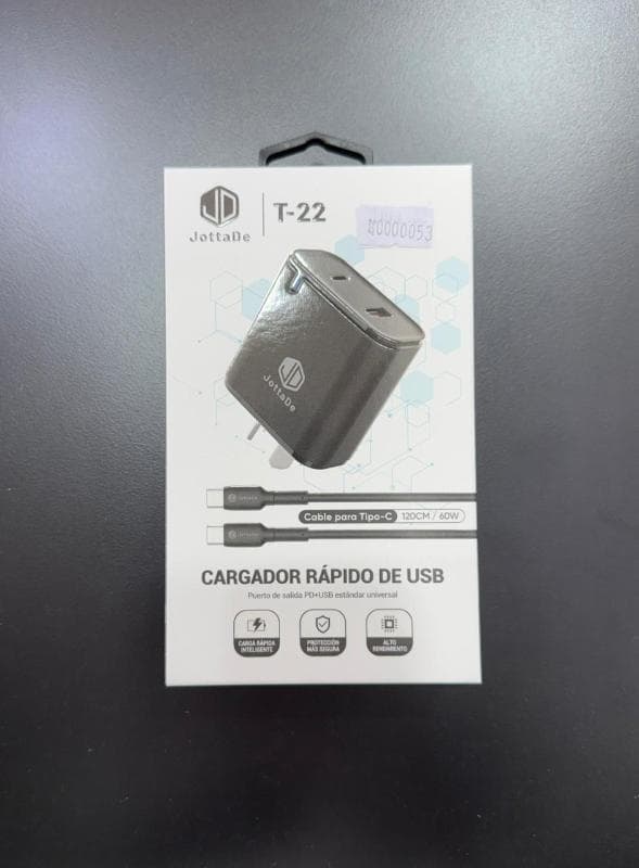 Dagast CARGADOR RAPIDO JD T22 TIPO C
