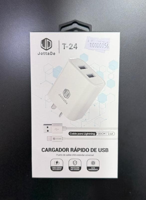 Dagast CARGADOR JD T24 IPHONE 2.4