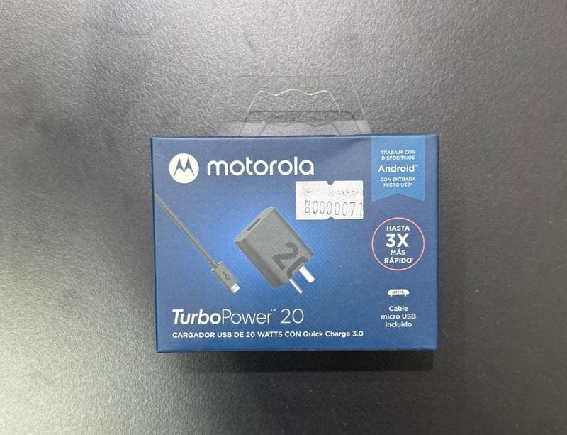 Dagast CARGADOR MOTOROLA TURBO POWER 20W MICRO USB