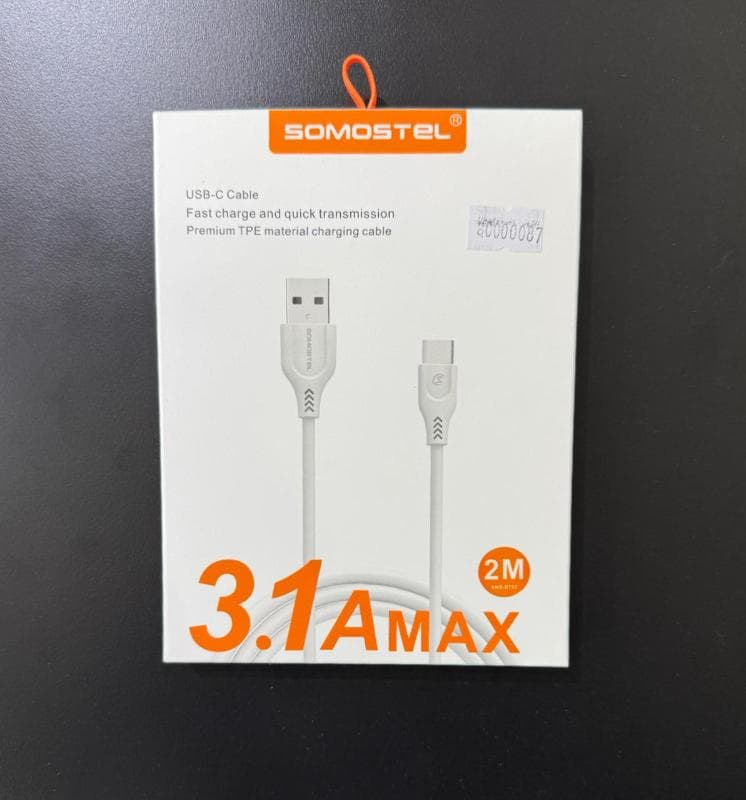 Dagast CABLE SOMOSTEL USB A TIP C 2MTS